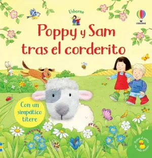 Poppy y Sam Tras el Corderito con un Simpatico Titere